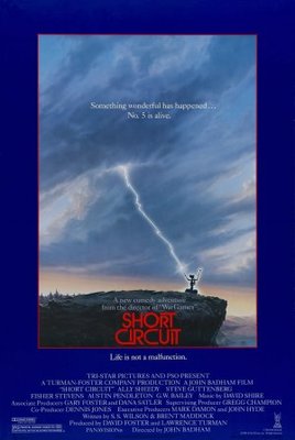 Short Circuit movie poster (1986) t-shirt