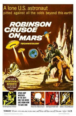 Robinson Crusoe on Mars movie poster (1964) Stickers MOV_af989f50