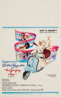 The Singing Nun movie poster (1966) metal framed poster