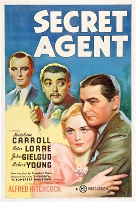 Secret Agent movie poster (1936) wooden framed poster