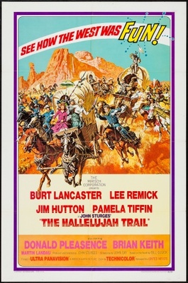 The Hallelujah Trail movie poster (1965) metal framed poster