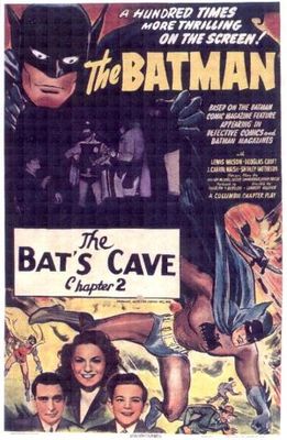 The Batman movie poster (1943) metal framed poster