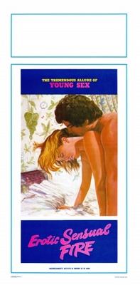 Sensual Fire movie poster (1979) Stickers MOV_afedf6d8