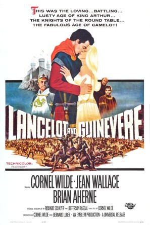 Lancelot and Guinevere movie poster (1963) metal framed poster