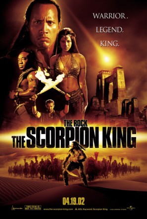The Scorpion King movie poster (2002) wood print
