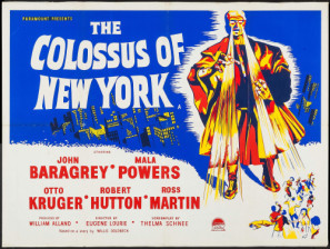 The Colossus of New York movie poster (1958) sweatshirt