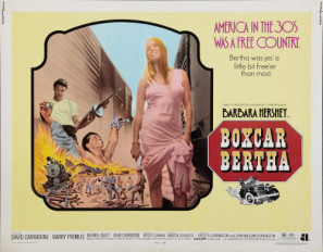 Boxcar Bertha movie poster (1972) wooden framed poster
