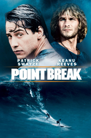 Point Break movie poster (1991) metal framed poster