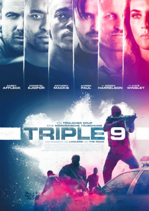 Triple 9 movie poster (2016) pillow