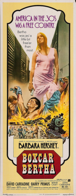Boxcar Bertha movie poster (1972) t-shirt