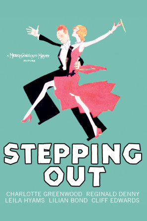 Stepping Out movie poster (1931) canvas poster