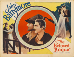 The Beloved Rogue movie poster (1927) metal framed poster