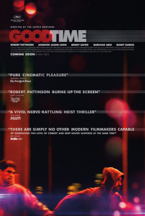 Good Time movie poster (2017) wooden framed poster