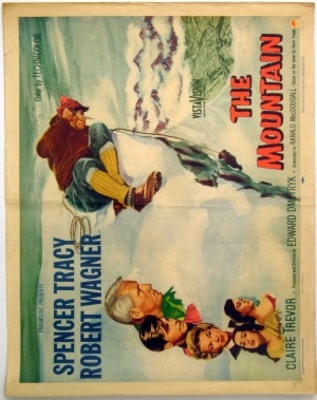 The Mountain movie poster (1956) poster with hanger