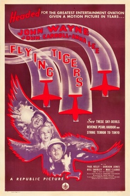 Flying Tigers movie poster (1942) metal framed poster