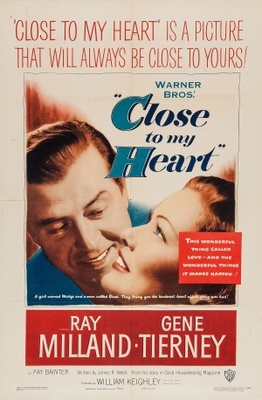 Close to My Heart movie poster (1951) poster with hanger