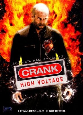Crank: High Voltage movie poster (2009) canvas poster