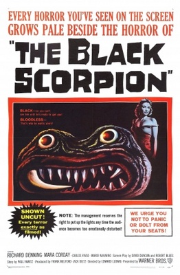 The Black Scorpion movie poster (1957) pillow