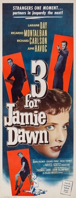 Three for Jamie Dawn movie poster (1956) wood print