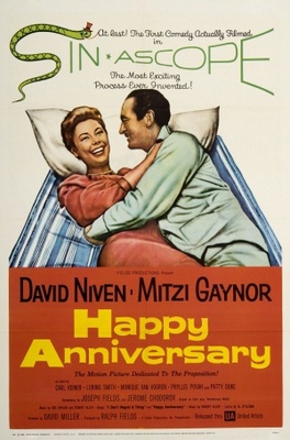 Happy Anniversary movie poster (1959) tote bag