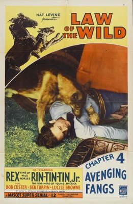 Law of the Wild movie poster (1934) poster with hanger
