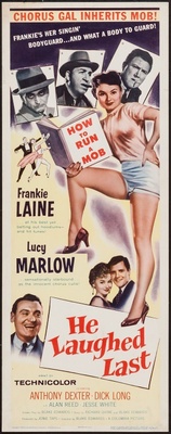 He Laughed Last movie poster (1956) metal framed poster