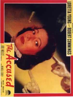 The Accused movie poster (1949) canvas poster