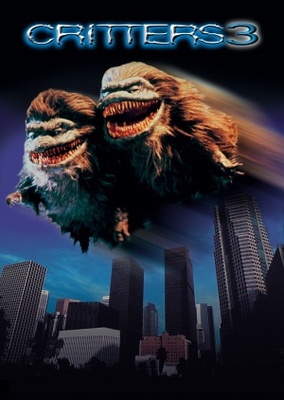 Critters 3 movie poster (1991) wooden framed poster