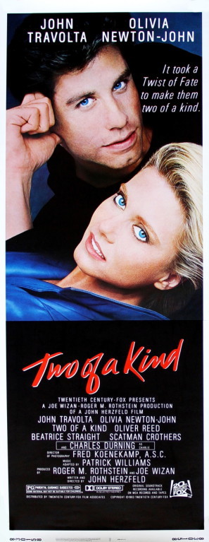 Two of a Kind movie poster (1983) canvas poster