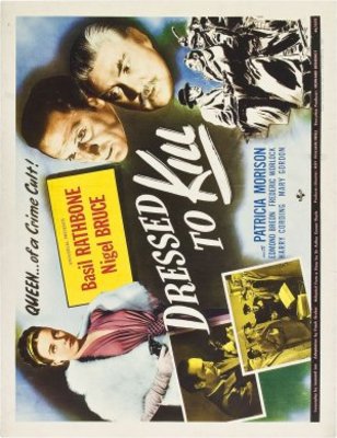 Dressed to Kill movie poster (1946) wooden framed poster