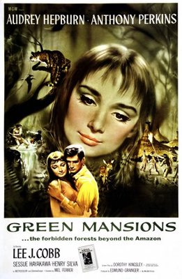 Green Mansions movie poster (1959) wooden framed poster
