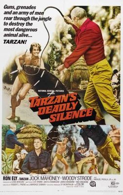 Tarzan's Deadly Silence movie poster (1970) wood print