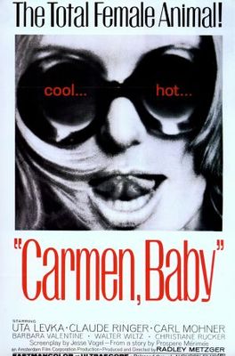 Carmen, Baby movie poster (1967) poster with hanger