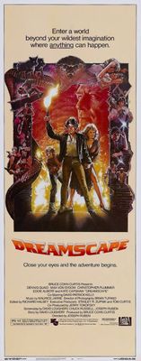 Dreamscape movie poster (1984) wood print