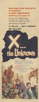 X: The Unknown movie poster (1956) wooden framed poster