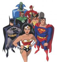 Justice League movie poster (2001) tote bag #MOV_b17de701