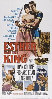 Esther and the King movie poster (1960) pillow