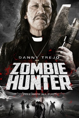 Zombie Hunter movie poster (2013) wooden framed poster