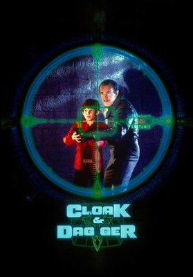 Cloak & Dagger movie poster (1984) wood print