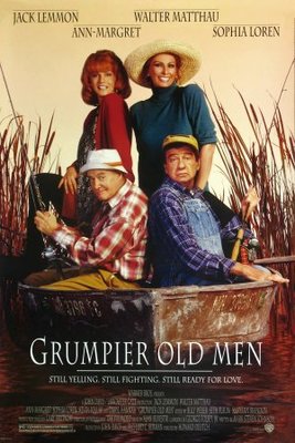Grumpier Old Men movie poster (1995) wood print