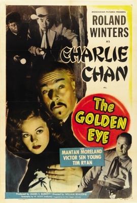 The Golden Eye movie poster (1948) pillow