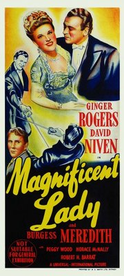 Magnificent Doll movie poster (1946) metal framed poster