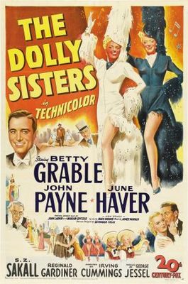 The Dolly Sisters movie poster (1945) wood print