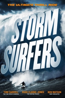 Storm Surfers 3D movie poster (2011) wooden framed poster