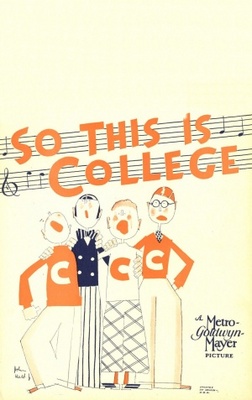 So This Is College movie poster (1929) t-shirt