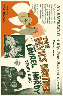 The Devil's Brother movie poster (1933) metal framed poster