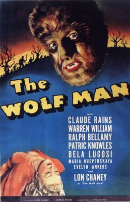 The Wolf Man movie poster (1941) wooden framed poster