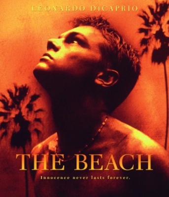 The Beach movie poster (2000) pillow