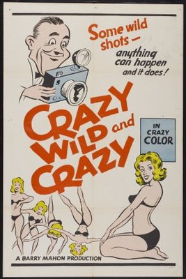 Crazy Wild and Crazy movie poster (1965) pillow