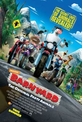Barnyard movie poster (2006) wood print